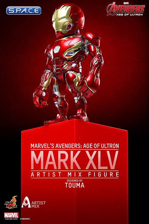 Iron Man Mark XLV Artist Mix Figures Series 2 Avengers Age Of Ultron