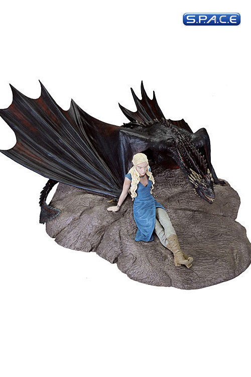 Daenerys With Drogon Mini Statue Game Of Thrones