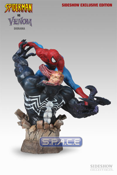 Venom Vs Spider Man Diorama Sideshow Exclusive Marvel