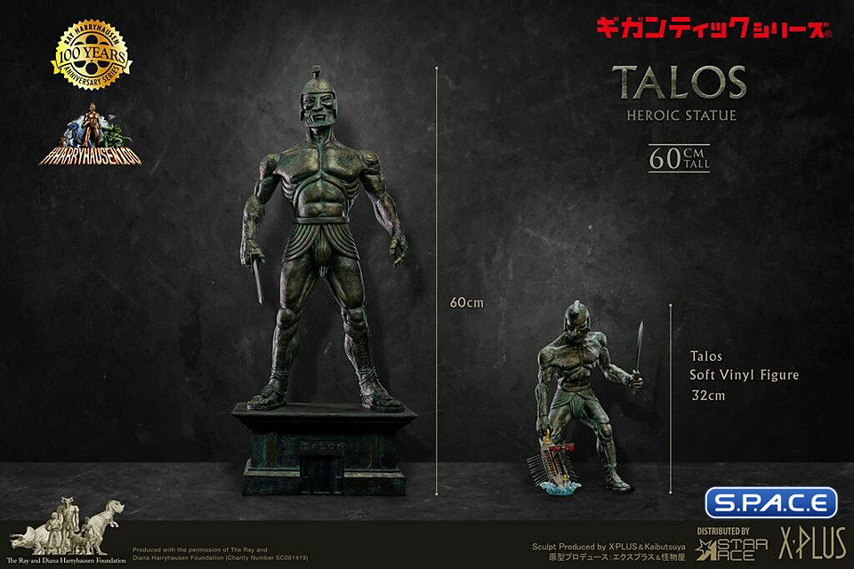 Talos Heroic Soft Vinyl Statue Deluxe Version Jason And The Argonauts