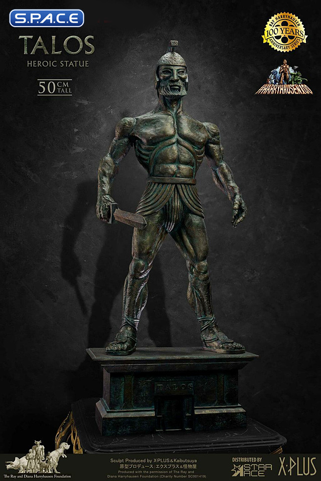 Talos Heroic Soft Vinyl Statue Deluxe Version Jason And The Argonauts