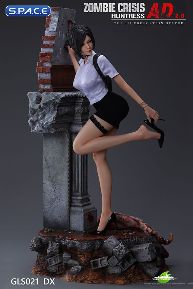 Huntress Ad Statue Deluxe Version Zombie Crisis