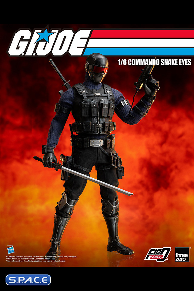 Scale Figzero Commando Snake Eyes G I Joe