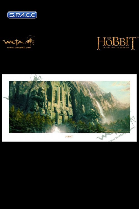 The to Front (The Hobbit) Gate Print Erebor Art