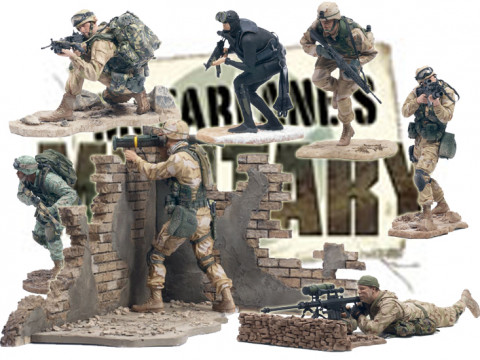 7er Big-Bundle: McFarlanes Military Series 1