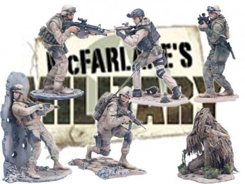 6er Komplettsatz: McFarlanes Military Series 2