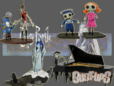 Complete Set of 5: Bust-Ups Series 1 (Corpse Bride)