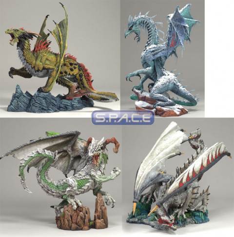 4er Komplettsatz : McFarlane´s Dragons Serie 7