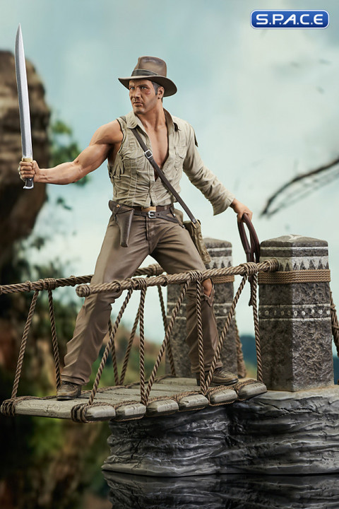 Indiana Jones Rope Bridge Standoff Deluxe Gallery PVC Diorama (Indiana ...