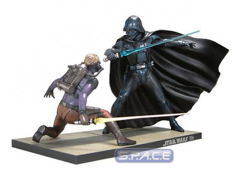 1/7 Scale Luke vs. Vader Snap Fit Model Kit (McQuarrie Ver.)