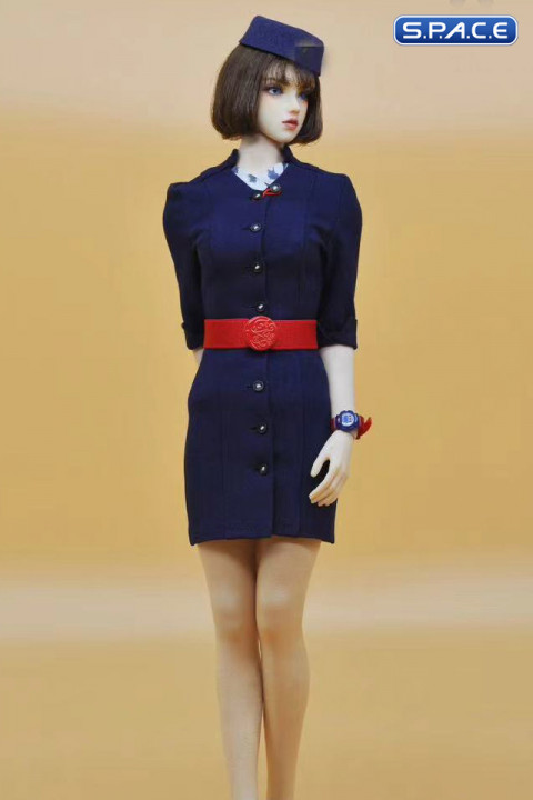 1/6 Scale Flight Attendant Clothing Set