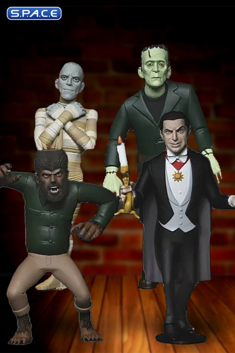 4er Komplettsatz: Toony Terrors Serie 10 (Universal Monsters)