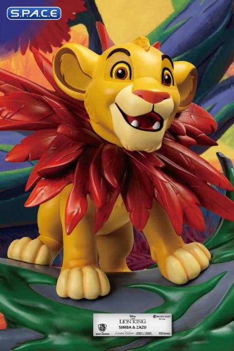 Simba & Zazu Master Craft Statue Set (The Lion King)