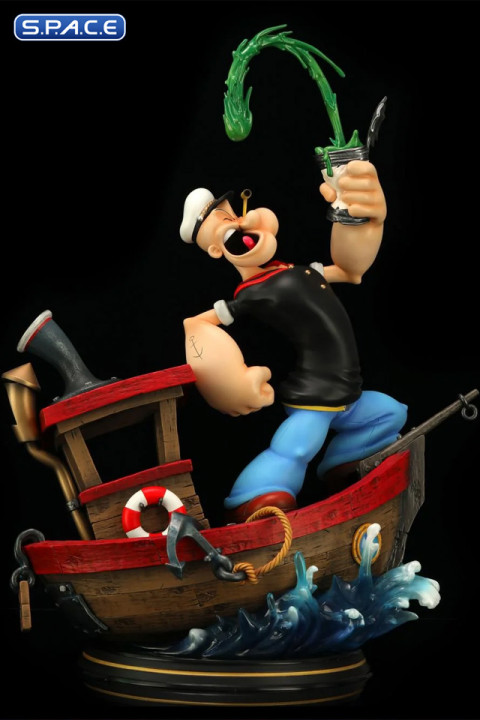 Popeye Statue - Olive Boat Version (Popeye)