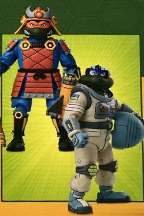 Samurai Adventure Michelangelo & Space Adventure Donatello 2-Pack (Teenage Mutant Ninja Turtles)