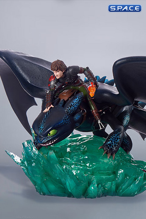 Toothless & Hiccup Statue (How to Train Your Dragon)