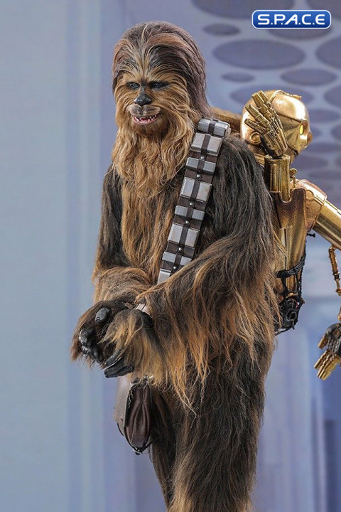 1/6 Scale Chewbacca with disassembled C-3PO Movie Masterpiece MMS766 (Star Wars)