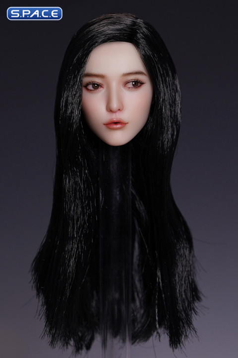 1/6 Scale Himari Head Sculpt (long black hair)