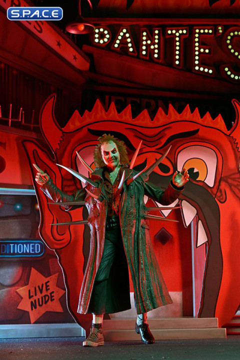 Ultimate Beetlejuice in Trench Coat with Spikes & Dantes Inferno Room Deluxe Set (Beetlejuice)