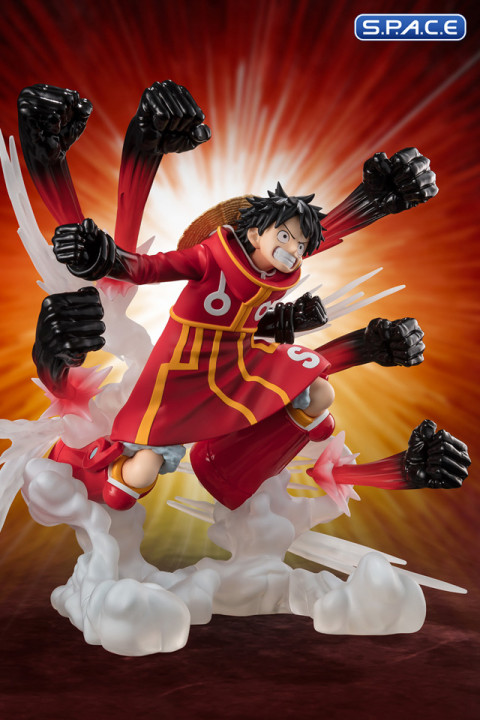 FiguartsZERO Extra Battle Monkey D. Luffy Gum-Gum Hawk Gatling PVC Statue (One Piece)