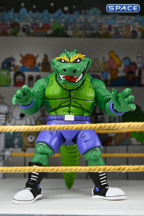 Stump Wrestling Leatherhead (Teenage Mutant Ninja Turtles)