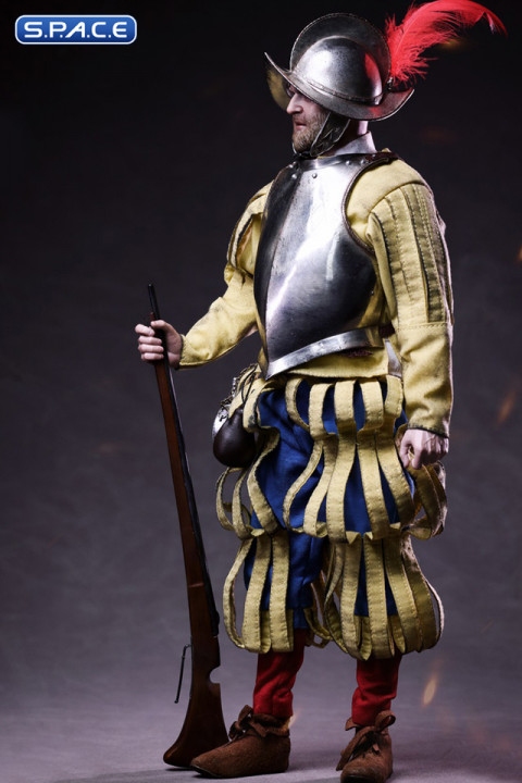 1/6 Scale Spanish Conquistador Musketeer Captain