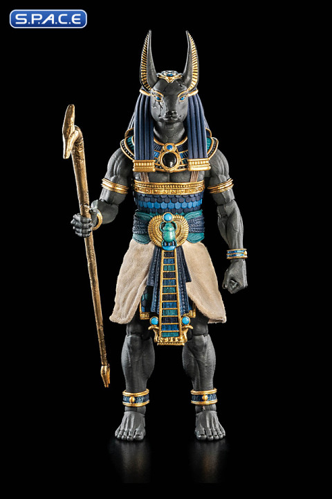 Anubis Gods of Ancient Egypt - black & blue (Figura Obscura)