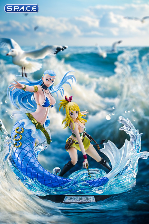 Lucy Heartfilia and Aquarius HQF (Fairy Tail)