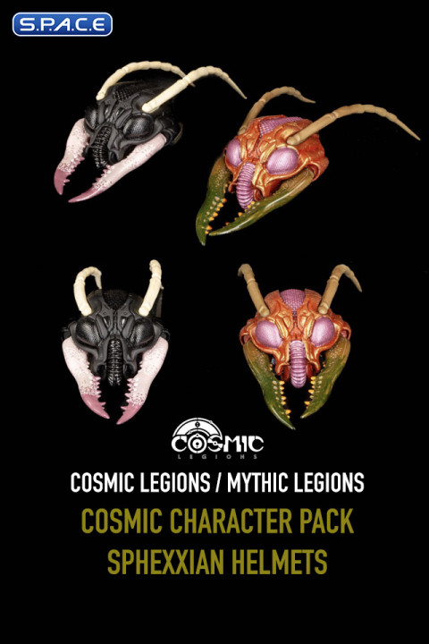 Sphexxian Helmets Character Pack (Cosmic Legions)