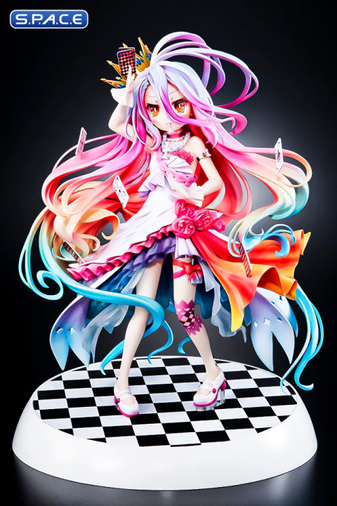 1/7 Scale Shiro PVC Statue - Dress Version (No Game No Life)