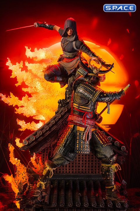 Animus Naoe & Yasuke Statue (Assassins Creed Shadows)