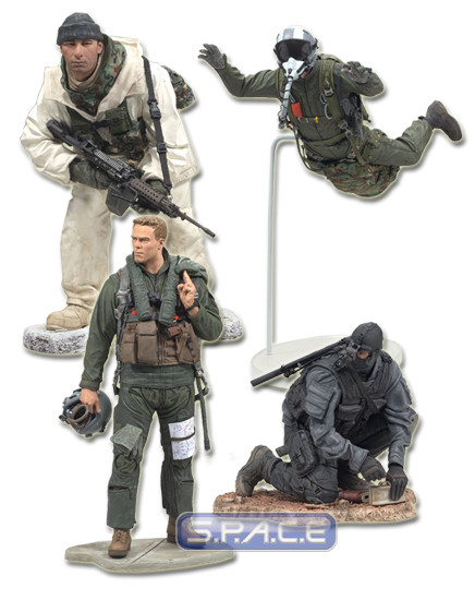 4er Komplettsatz: McFarlanes Military Series 7