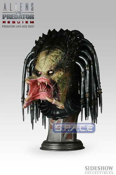 1:1 Predator Life-Size Bust (Aliens vs. Predator: Requiem)