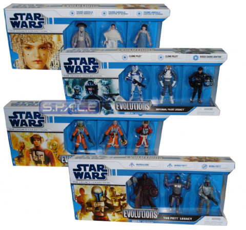 4er Satz : Evolution Pack Legacy Collection Wave 1 (Star Wars)