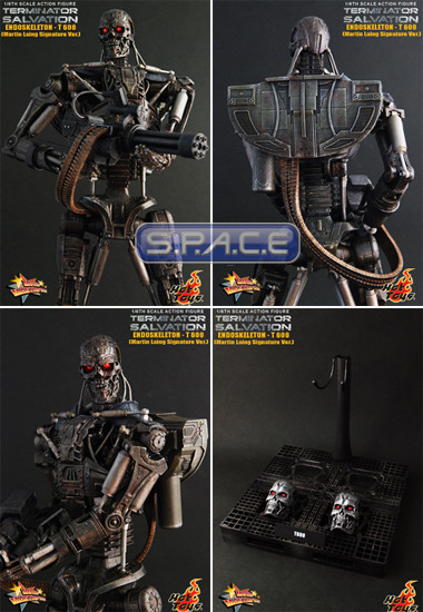 Hot Toys Terminator Salvation Endoskeleton T-600 Collectible Figure