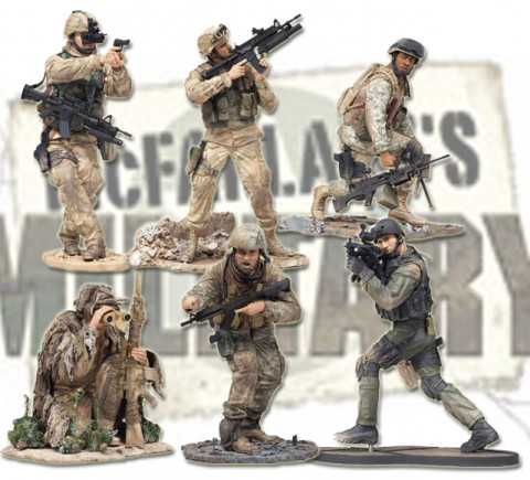 6er Komplettsatz: Military Redeployed Series 2