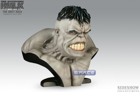 Incredible Hulk Legendary Scale Bust Sideshow Exclusive Grey Hulk