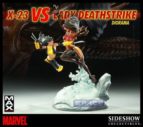 X-23 vs. Lady Deathstrike Diorama (Marvel)