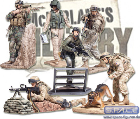 6er Komplettsatz: McFarlanes Military Series 3