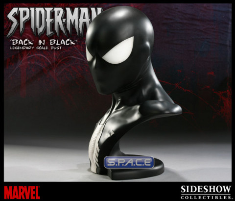 【高品質最新作】SIDESHOW LEGENDARY SCALE SPIDER-MAN BLACK SUITサイドショウスパイダーマンブラックスーツ全体像限定版模型コレクション L56 スパイダーマン