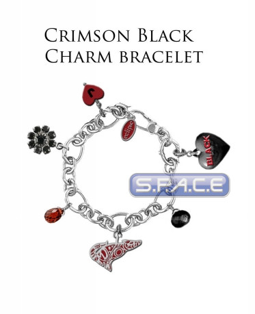 Charm Bracelet Crimson Black (Twilight - Eclipse)