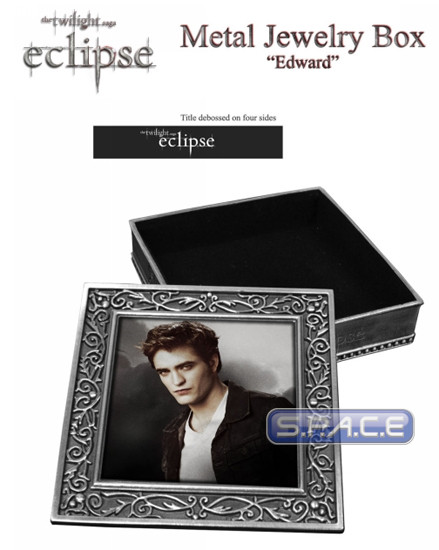 Edward Metal Jewelry Box (Twilight - Eclipse)