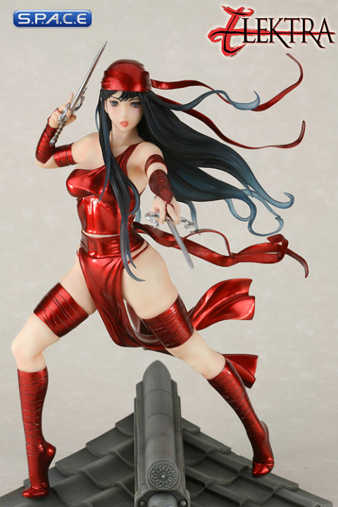 1/7 Scale Elektra Marvel Bishoujo PVC Statue