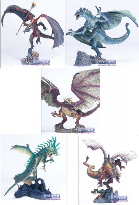 5er Komplettsatz : McFarlane´s Dragons Serie 2