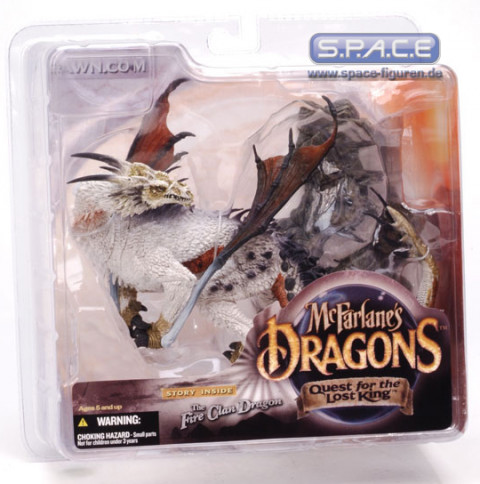 McFarlane's Dragons The Fire Clan Dragon Quest For The Lost King Toy Figure  NEW