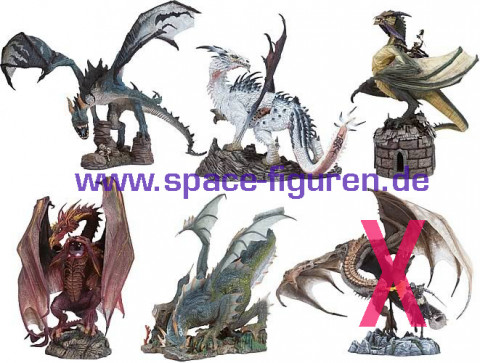 5er Komplettsatz : McFarlane´s Dragons Serie 1