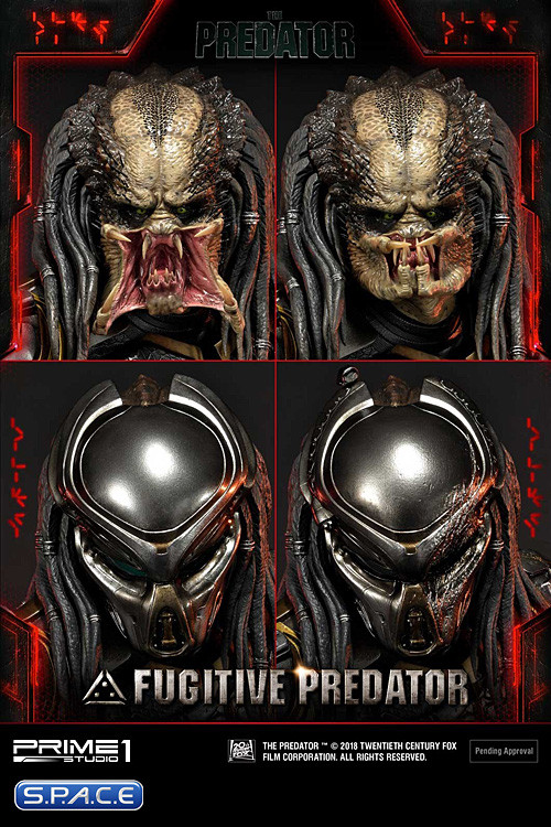 Scale Fugitive Predator Deluxe Version Premium Masterline Statue The Predator