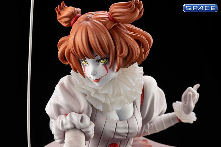 17 Scale 2017 Pennywise Bishoujo Pvc Statue Stephen Kings It 8958