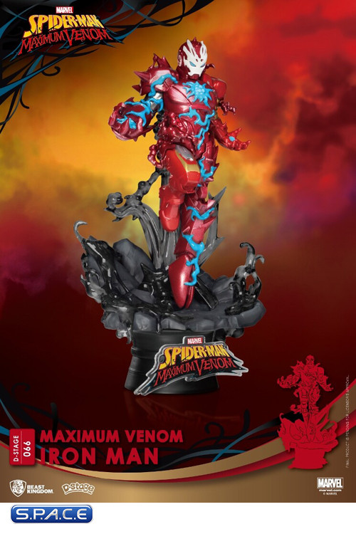 Maximum Venom Iron Man Diorama Stage 066 (Marvel)