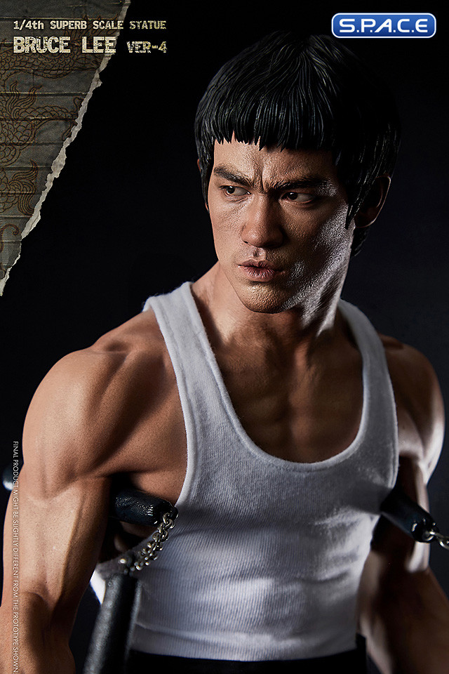 1/4 Scale Bruce Lee Superb Hybrid Tribute Statue Version 4 (Bruce Lee)